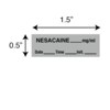 Nevs Tape, Nesacaine 1/2" x 500" Gray w/Black SANT-305